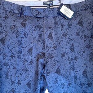 Peter Millar Surge Patched Tile Performance Trouser Pants Navy Blue 35x32 Golf